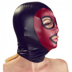 Bad Kitty - Maschera Fetish, Aderente, Nera , Rossa