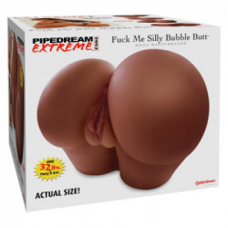 Pipedream Extreme Toyz Fuck My Silly Bubble Butt - Masturbatore a Torso, Carnagione Scura