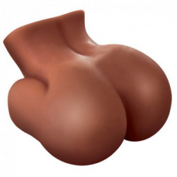 Pipedream Extreme Toyz Fuck My Silly Bubble Butt - Masturbatore a Torso, Carnagione Scura