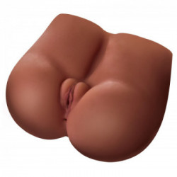 Pipedream Extreme Toyz Fuck My Silly Bubble Butt - Masturbatore a Torso, Carnagione Scura