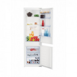 Beko BCS28KFSN - Frigorifero Combinato da Incasso, 271 Litri, Classe F, 177.5 x 54 x 54.5 cm