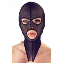 Bad Kitty - Maschera. Maglia Fine, Semitrasparente, Unisex, Nera