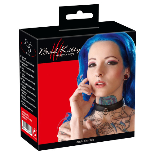 Bad Kitty - Collare Bondage, Nero, Similpelle,...