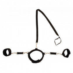Fantasy Series - Collare in Pelle, Fetish, Guinzaglio, Nero