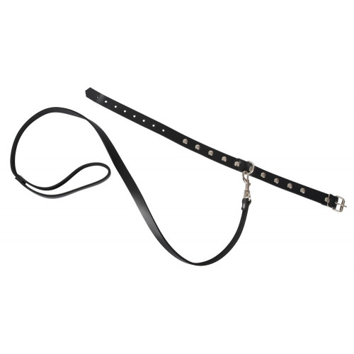 Zado - Collare con Guinzaglio, in Pelle, per...