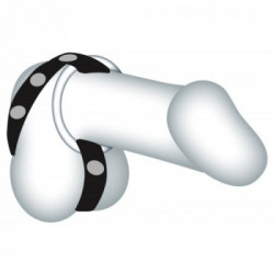 BadKitty - Cinghia Bondage per il Pene, in Pelle, Regolabile