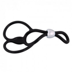 You2Toys - Anello per il Pene, Silicone, Nero, Regolabile