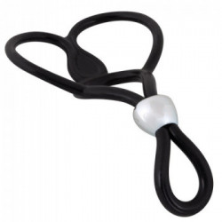 You2Toys - Anello per il Pene, Silicone, Nero, Regolabile