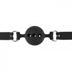 Bad Kitty - Costrittivo per la Bocca, con Palla, Nera, Regolabile