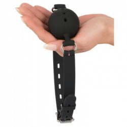 Bad Kitty - Costrittivo per la Bocca, con Palla, Nero, Silicone