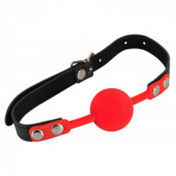 Bad Kitty - Costrittivo per la Bocca, con Palla, Silicone, Rosso