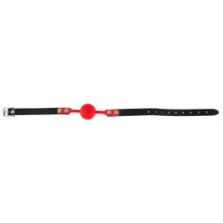 Bad Kitty - Costrittivo per la Bocca, con Palla, Silicone, Rosso