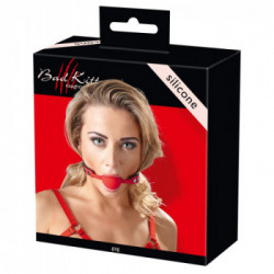 Bad Kitty - Costrittivo per la Bocca, con Palla, Silicone, Rosso