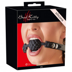 Bad Kitty - Costrittivo per la Bocca , con Palla, Silicone, Nero