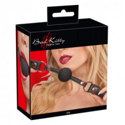 Bad Kitty - Costrittivo per la Bocca, con Palla, Nera, Silicone