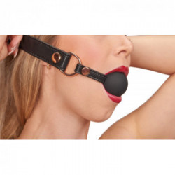 Bad Kitty - Costrittivo per la Bocca, con Palla, Nera, Silicone