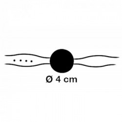 Bad Kitty - Costrittivo per la Bocca, con Palla, Nera, Silicone