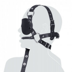 Zado - Maschera Bondage, Pettorina in Cuoio, Resistenze, in Pelle