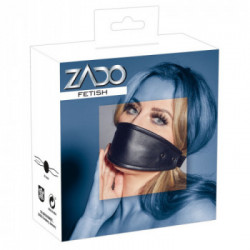 Zado - Bavaglio in Pelle, Giochi di Controllo, Nero