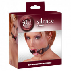 Fetish Collection - Bavaglio, Cinghia Nera, Similpelle