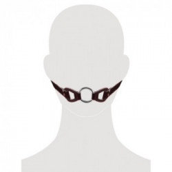 Fetish Collection - Bavaglio, Cinghia Nera, Similpelle