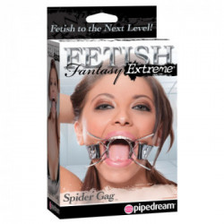 Fetish Fantasy Extreme - Costrittivo per la Bocca, Regolabile, con Cinturino, Metallo, Pelle