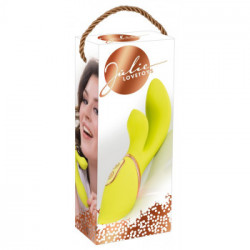 Jülie Lovetoys - Vibratore Rabbit Punto G, Stimolante, Giallo, Silicone