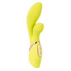 Jülie Lovetoys - Vibratore Rabbit Punto G, Stimolante, Giallo, Silicone