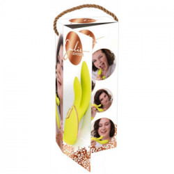 Jülie Lovetoys - Vibratore Rabbit Punto G, Stimolante, Giallo, Silicone