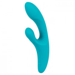 Javida - Vibratore Rabbit, Punto G, Blu, Silicone, Ricaricabile