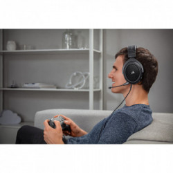 Corsair HS70 Bluetooth Auricolare Con cavo e senza cavo A Padiglione Giocare USB tipo-C Nero