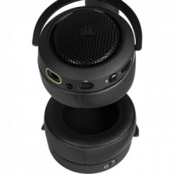 Corsair HS70 Bluetooth Auricolare Con cavo e senza cavo A Padiglione Giocare USB tipo-C Nero