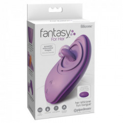 Fantasy For Her - Vibratore, Stimolante, Viola, Ricaricabile, Silicone