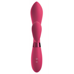 OMG! - Vibratore Rabbit ,con Stimolazione del Clitoride, Rosa, Lungo, Slicone