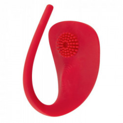 Sweet Smile - Vibratore per Slip, Rosso, Remote Control, Ricaricabile, Stimolante, Silicone
