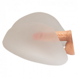 Crystal - Masturbatore con Vibrazione, Telecomando, Richiede Batterie, Stimolante