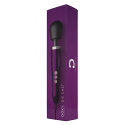 Doxy - Massaggiatore Intimo, con Vibrazioni, Viola, Stimolante, Potente, Silicone