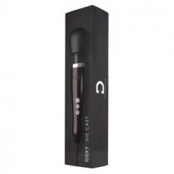 Doxy - Massaggiatore Intimo, con Vibrazioni, Nero, Stimolante, Design Ergonomico, Silicone