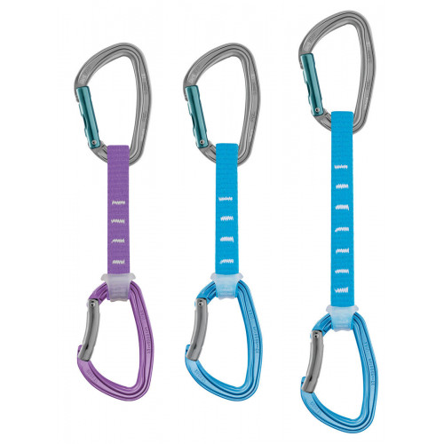Petzl M060CA00 DJINN AXESS 12 cm Blu - Rinvio