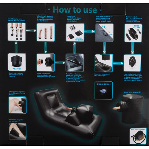 Excellent Power - Lettino Gonfiabile, 3...