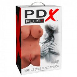 PDX Plus - Masturbatore a Torso, Grandezza Naturale, Stimolante, Realistica