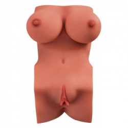 PDX Plus - Masturbatore a Torso, Grandezza Naturale, Stimolante, Realistica