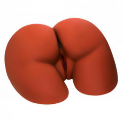 PDX Plus - Masturbatore a Torso, Carnagione Scura, Similpelle, Realistico