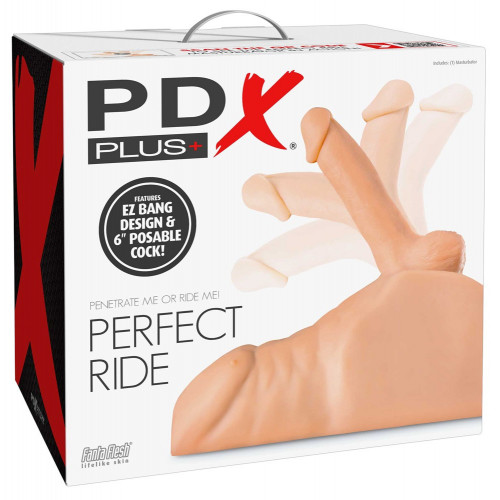 PDX Plus - Masturbatore a Torso Maschile, Pene...