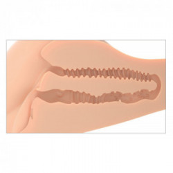 PDX Plus - Masturbatore a Torso, Carnagione Chiara, Realistico, Stimolante