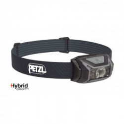 Petzl E063AA00 ACTIK Grigio - Lampada frontale potente a 450 Lumen