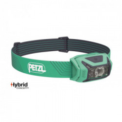 Petzl E063AA02 ACTIK Verde - Lampada frontale potente a 450 Lumen