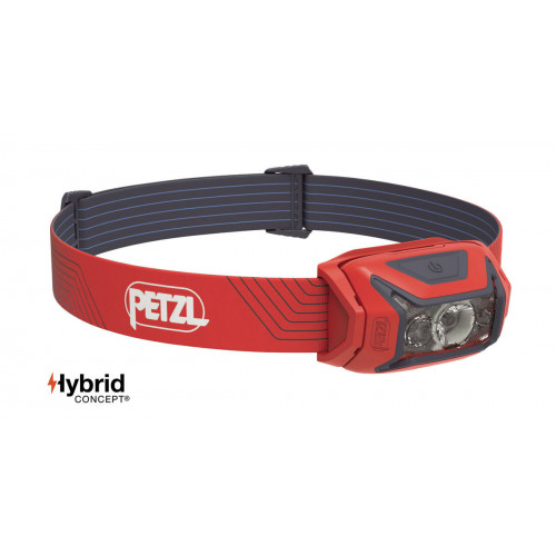 Petzl E063AA03 ACTIK Rosso - Lampada frontale...