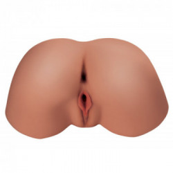 PDX Plus - Masturbatore a Torso, Carnagione Scura, Realistico, Stimolante