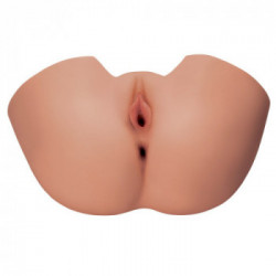 PDX Plus - Masturbatore a Torso, Carnagione Scura, Realistico, Stimolante